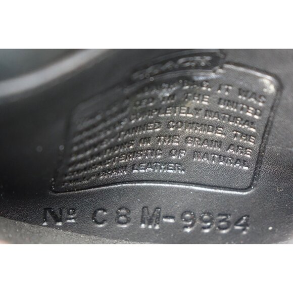 Vintage Coach Everett Mini Crossbody Black Leather Purse USA #9934 - Picture 10 of 10